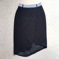 Selling: Black asymmetric hem skirt