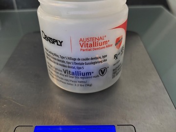 Gebruikte apparatuur: Vitalium Chroom-Kobalt gietlegering van Dentspley