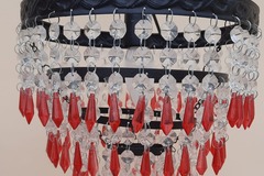 Vente: LUSTRE AVEC PAMPILLES