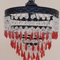 Vente: LUSTRE AVEC PAMPILLES