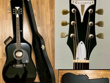 Myydään: Accoustic Guitar w/Hard Case
