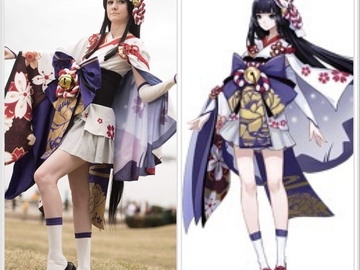 Selling with online payment: Yuki Onna Onmyoji Cosplay