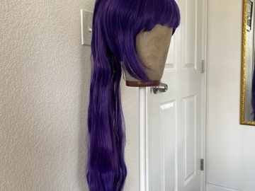 Selling with online payment: Purple Ponytail Wig