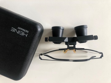 Nieuwe apparatuur: Heine loupe bril 2,5x