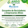 Radar: Encuentro de recicladores y empresarios afines