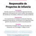 Radar: Responsable de Proyectos de Infancia