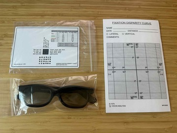 Selling with online payment: Wesson Fixation Disparity Card + Polarized Glasses