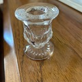 Selling:  6 petits bougeoirs en verre - 6 cm x 4 cm
