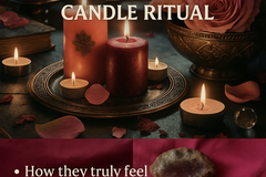 Selling: Thursday Special - Real Talk love reading + candle love spell 