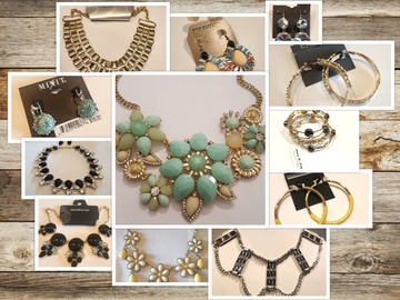 Bulk Lots: 1000 pcs of NEW COSTUME JEWELRY MIX LOT
