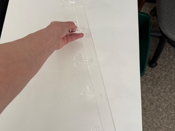 Selling with online payment: Box of 34, acrylic 6-place frame holders