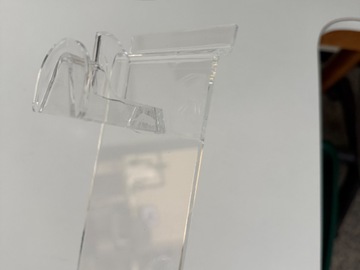 Selling with online payment: Frame holders. Box of 36 acrylic 3-place