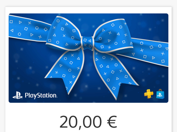 Vente: Carte PlayStation (20€)