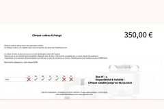 Vente: Chèque cadeau Château d’Adoménil - Hôtel 4* à Lunéville (350€)
