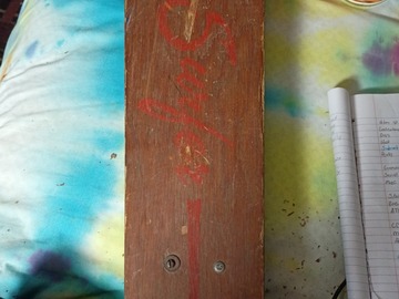 Selling with online payment: 1960s vintage surfer skateboard
