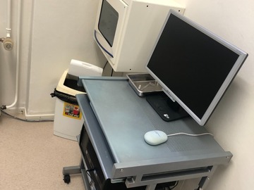 Gebruikte apparatuur: Kodak 8000 OPG laser gestuurd plus computer interface loodwanden