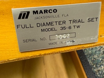 Selling with online payment: Marco trial lens set