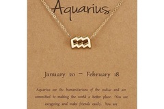 Bulk Lots: 504 of Gold Plated Women's Zodiac Sign Necklaces