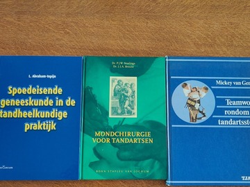Service aanbod: Te Koop: 5 boeken voor €40,00