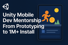1 on 1 Mentoring: 1:1 Unity Mobile Dev Mentorship – From Prototyping to 1M+ Install