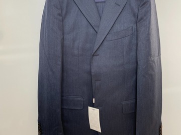 Selling with online payment: [EU] NWT Suitsupply Jort navy covert 3pc suit, size 38R