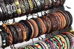 Bulk Lots: 300Pcs Vintage Leather Ethnic Tribal Bracelets