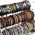 Bulk Lots: 300Pcs Vintage Leather Ethnic Tribal Bracelets