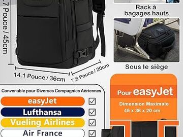 Vente: Sac à dos voyage cabine avion LYNXCHER 30 L