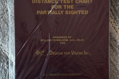 Selling with online payment: Feinbloom Visual Acuity Chart For Partially Sighted