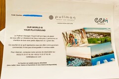 Vente: Bon cadeau Hôtel Pullman Mazagan Royal Maroc 5* (550€)