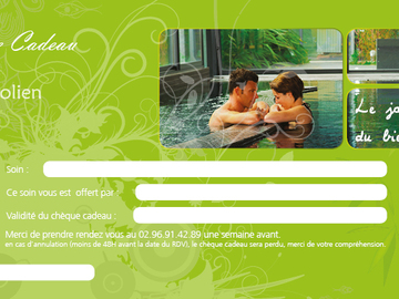 Vente: Chèque Cadeau Spa Le Ranolien à Perros-Guirec (100€)