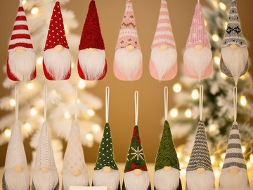 Bulk Lots: 200pcs Christmas faceless doll ornaments