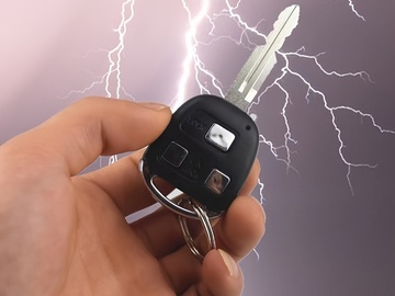 Bulk Lots: 144pcs Halloween prank toy keys, electric shock remote control ca