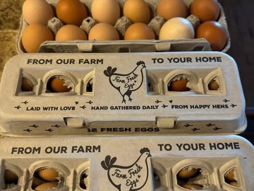 Selling with In-person Payment: Farm Fresh Free Range Chicken Eggs
