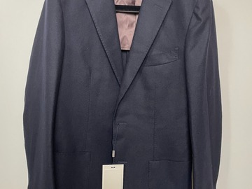 Selling with online payment: [EU] NWT Suitsupply navy flannel jacket, size 38R