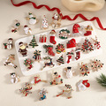 Bulk Lots: 100 pcs of cute Christmas brooch pendant clothing pins