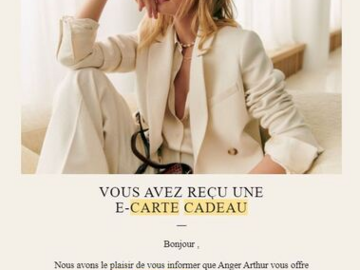 Vente: e-Carte cadeau Sezane (100€)