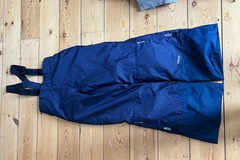 Winter sports: Blue child’s salopettes
