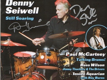 Selling with online payment: Autographed copy of Classic Drummer by Denny Seiwell