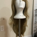 Selling with online payment: Long Dark Blonde Wig