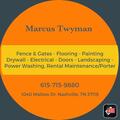 Contact for Info: Marcus Twyman Handyman