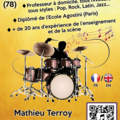 Offre: Cours de Batterie à domicile (78) - Mathieu Terroy
