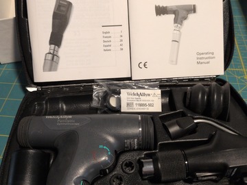 Selling with online payment: Welch Allyn PanOptic Ophthalmoscope, Streak Retinoscope Kit