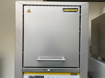 Gebruikte apparatuur: Sinteroven LHT 01/17D Nabertherm 