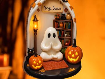 Bulk Lots: 100pcs Halloween Spooky Ghost Ornament 