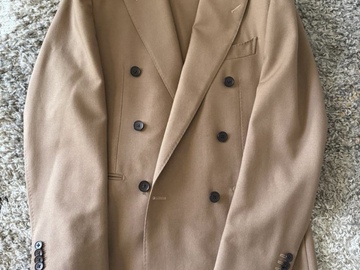 Selling with online payment: Custom Suitsupply Tobacco 4-Ply Suit Size 38R