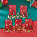 Bulk Lots: 40pairs Christmas earrings crystal pendant ear hooks