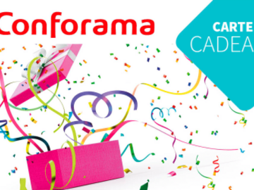 Vente: e-Carte cadeau Conforama (500€)