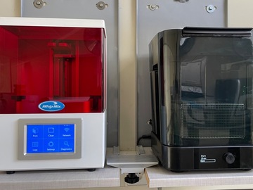 Gebruikte apparatuur: Whip Mix printer + Wash en Cure Formlabs