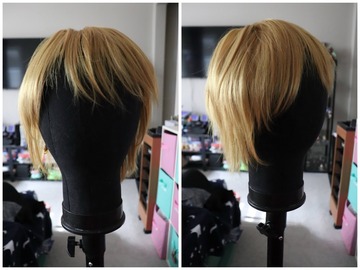 Selling with online payment: Dark Blonde Short Spiked